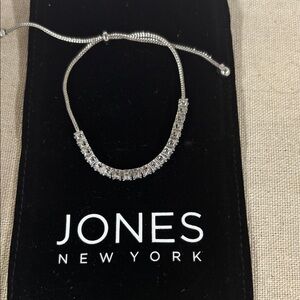 Jones New York Silver Adjustable Bracelet